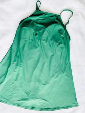 Kona Sol Emerald Green One-Piece Swim Dress